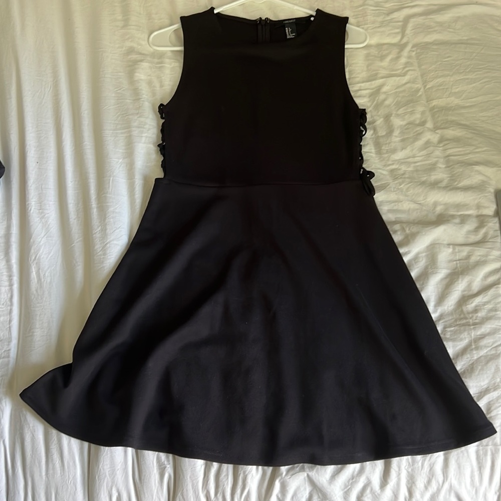 Black skater dress